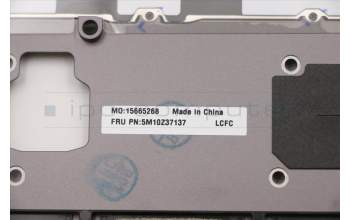 Lenovo 5M10Z37137 C-Cover with keyboard, UK English, Iron Grey, WLAN, UK