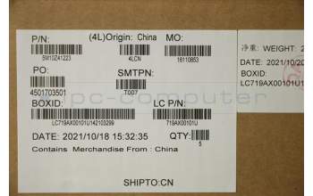 Lenovo 5M10Z41223 MECH_ASM CCov KBD SWS UK(SNX)BK FPR