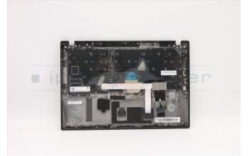 Lenovo 5M10Z41247 C-Cover with keyboard, Arabic, Black, Backlight, US