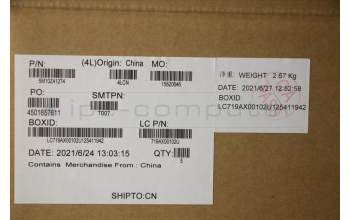 Lenovo 5M10Z41274 MECH_ASM CCov BL KBD EURO_ENG US(SNX)BK