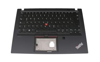 5M10Z41386 Original Lenovo Tastatur inkl. Topcase DE (deutsch) schwarz/schwarz mit Backlight und Mouse-Stick