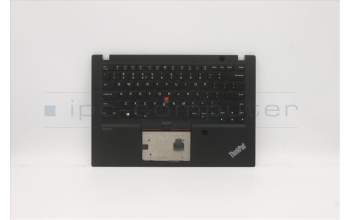 Lenovo 5M10Z41402 C-Cover with keyboard, India English, Black, Backlight, FingerPrint, US