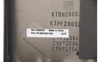 Lenovo 5M10Z41409 C-Cover with keyboard,Korean,Black,Backlight,Fingerprint