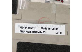 Lenovo 5M10Z41435 MECH_ASM CCov BL KBD SWS UK(LTN)BK FPR