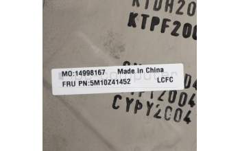 Lenovo 5M10Z41452 MECH_ASM CCov BL KBD UKR US(LTN)BK FPR