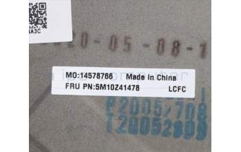 Lenovo 5M10Z41478 MECH_ASM CCov BLKB ENG US(LTN)BK FPR_NFC