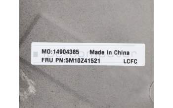 Lenovo 5M10Z41521 C-Cover with keyboard, Spanish LA, Black, Backlight, FingerPrint, UK