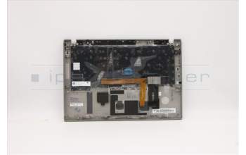 Lenovo 5M10Z41628 C-Cover with keyboard, UK English, Silver, Backlight, Fingerprint, NFC, UK