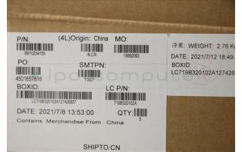 Lenovo 5M10Z54159 C-Cover with keyboard, Arabic, Black, Backlight, US