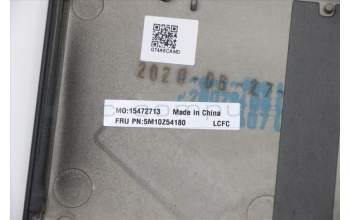 Lenovo 5M10Z54180 C-Cover with keyboard, Canadian French English, Black, Backlight, UK