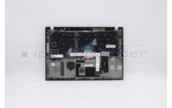 Lenovo 5M10Z54186 C-Cover with keyboard, Hebrew, Black, Backlight, US