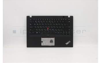 Lenovo 5M10Z54208 MECH_ASM Ccov BKLT KBD RUS US(LTN)BK