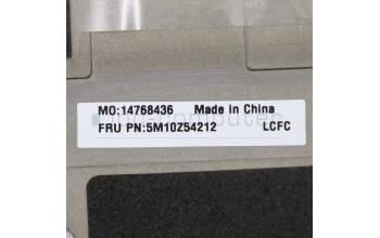 Lenovo 5M10Z54212 C-Cover with keyboard, Spanish, Black, Backlight, UK