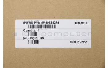 Lenovo 5M10Z54278 MECH_ASM Ccv BLT KBD NORDIC UK(LTN)BK FP