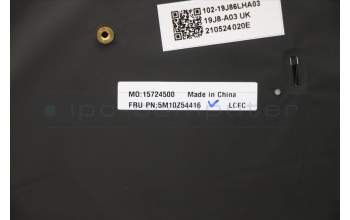 Lenovo 5M10Z54416 MECH_ASM KB w/KB Mlr Num BL(CHY)Nordic