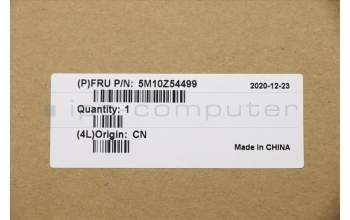 Lenovo 5M10Z54499 MECH_ASM KBD ENG(Sun) Pat US BK