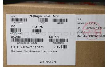 Lenovo 5M10Z54534 MECH_ASM KBD NOR(Tra) Pat UK BK