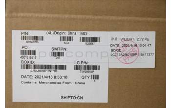 Lenovo 5M11A08586 MECH_ASM FCcover KBD EURO ENG US(LTN) BF