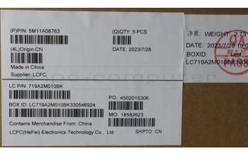 Lenovo 5M11A08763 MECH_ASM FCcover BLT KBD SWS UK(LTN)NF B