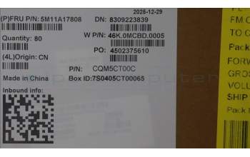 Lenovo 5M11A17808 MECH_ASM CS21 3+2bCP,GL-Mylar,VB-1,SUN