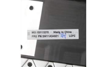 Lenovo 5M11A34921 MECH_ASM KBD ENG(Pri) Tex FPR US BK
