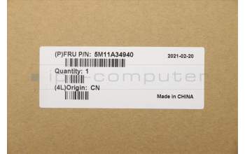 Lenovo 5M11A34940 MECH_ASM KBD THAI(Pri) Tex FPR US BK