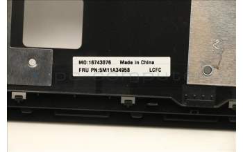 Lenovo 5M11A34958 MECH_ASM KBD 058 FRA BL(Pri) Pat UK BK