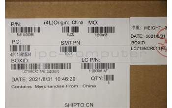 Lenovo 5M11A35066 MECH_ASM KBD ARA BL(Pri) Pat FPR US BK