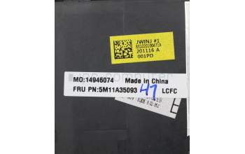 Lenovo 5M11A35093 MECH_ASM KBD ITA BL(Pri) Pat FPR UK BK