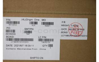 Lenovo 5M11A35123 MECH_ASM KBD UK BL(Pri) Pat FPR UK BK