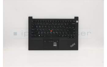 Lenovo 5M11A35214 MECH_ASM KBD TC BL(Tra) Tex FPR US BK