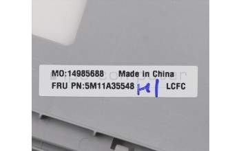 Lenovo 5M11A35548 C-Cover with keyboard,USA English,Backlight,FingerPrint