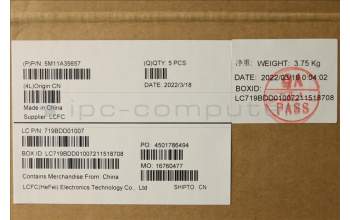 Lenovo 5M11A35657 MECH_ASM KB ARA(P)US BK