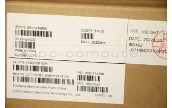 Lenovo 5M11A35669 MECH_ASM KB FRA(P)UK BK