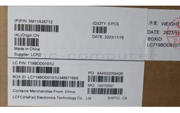 Lenovo 5M11A35712 MECH_ASM KB TUR(T)UK BK