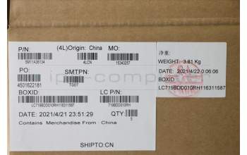 Lenovo 5M11A36134 MECH_ASM KB UK BKLT(P)UK BK
