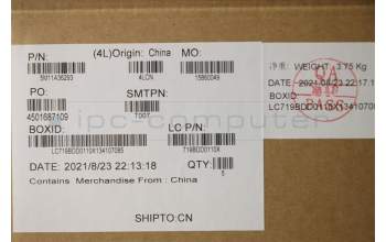 Lenovo 5M11A36293 MECH_ASM KB DEN BKLT(P)FPR UK BK