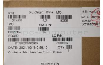 Lenovo 5M11A36308 MECH_ASM KB HUN BKLT(P)FPR UK BK