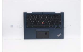 Lenovo 5M11A36948 C-Cover with keyboard, USA English, Black, Backlight, Non-Fingerprint, US