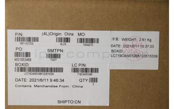 Lenovo 5M11A37202 MECH_ASM KBDW/C BEL BKLT(CHY) UK BK