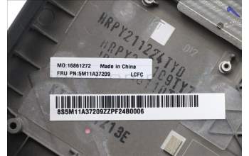 Lenovo 5M11A37209 MECH_ASM KBDW/C BEL BKLT(SUN) UK BK