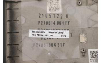 Lenovo 5M11A37297 MECH_ASM KBDW/C GER BKLT(CHY) UK BK