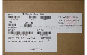 Lenovo 5M11A37303 MECH_ASM KBDW/C GER BKLT(SUN) UK BK