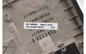 Lenovo 5M11A37327 MECH_ASM KBDW/C HUN BKLT(SUN) UK BK