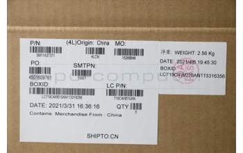 Lenovo 5M11A37371 MECH_ASM KBDW/C KOR BKLT(SUN) US BK