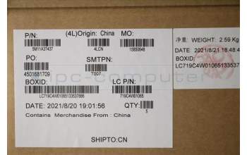 Lenovo 5M11A37437 MECH_ASM KBDW/C SWE/FIN BKLT(SUN) UK BK