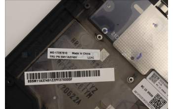 Lenovo 5M11A37491 MECH_ASM KBDW/C 058 FRA BKLT(CHY)WW UKBK
