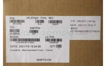 Lenovo 5M11A37688 MECH_ASM KBDW/C NORDIC BKLT(CHY)WW UK BK