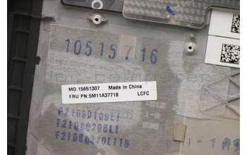 Lenovo 5M11A37718 MECH_ASM KBDW/C SLV BKLT(SUN)WW UK BK