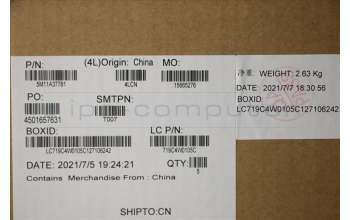 Lenovo 5M11A37781 MECH_ASM KBDW/C UK BKLT(CHY)WW UK BK